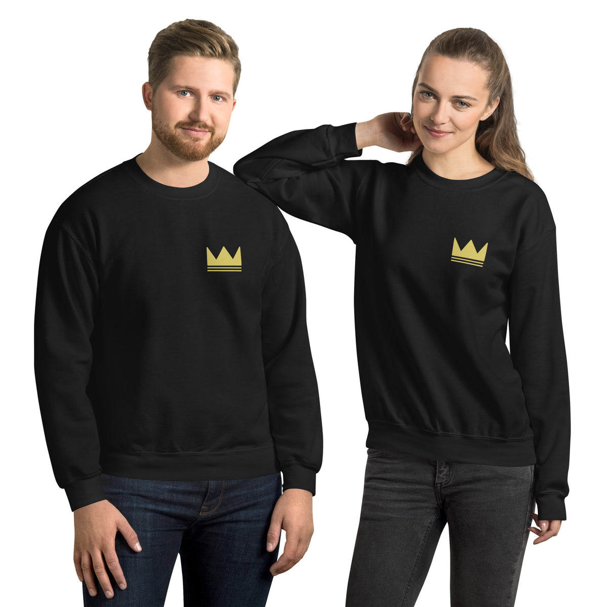 Team Bravo Unisex Sweatshirt Black & Gold