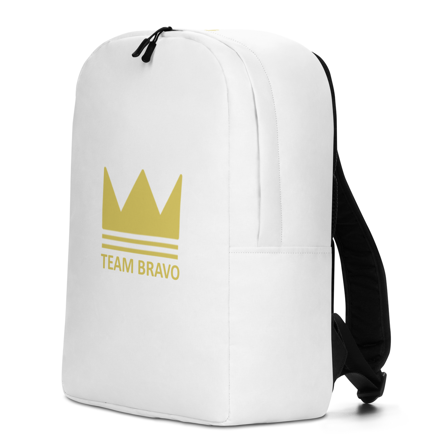 Team Bravo Minimalist Backpack White & Gold