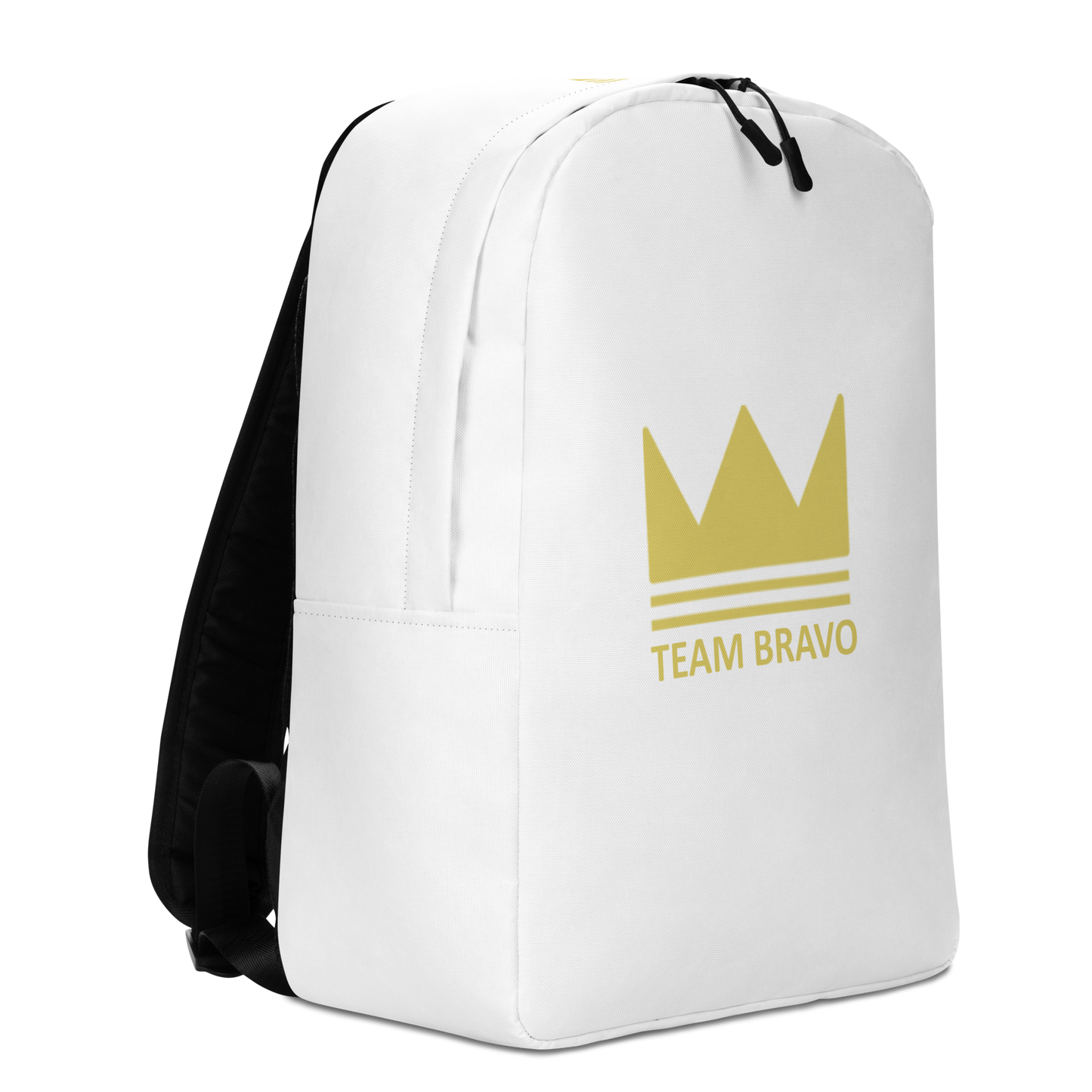 Team Bravo Minimalist Backpack White & Gold