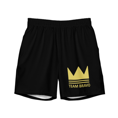 Team Bravo Men's Swim Trunks Black & Gold